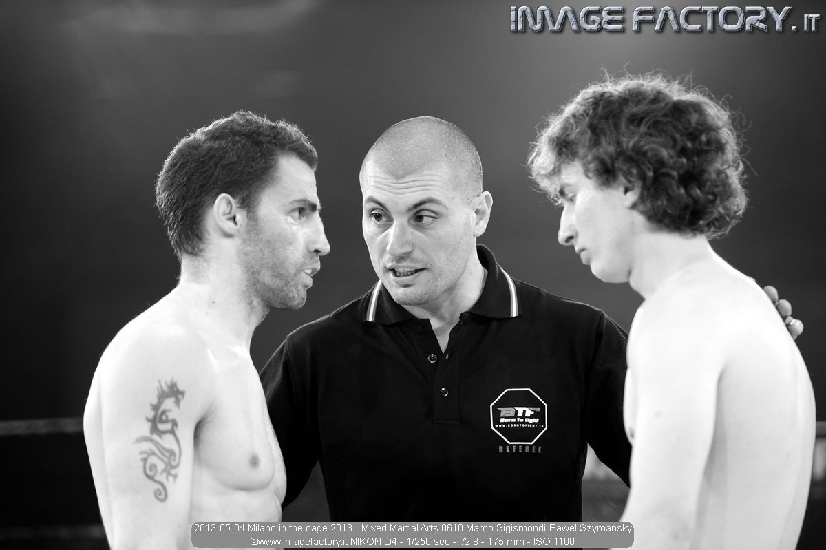 2013-05-04 Milano in the cage 2013 - Mixed Martial Arts 0610 Marco Sigismondi-Pawel Szymansky